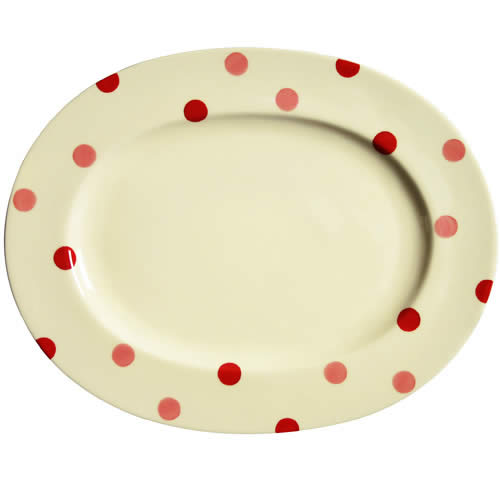 red spot oval platter